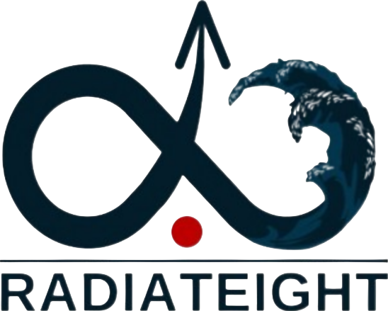 radiateight logo